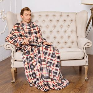 Плед с рукавами VIP "Барбери" мужской