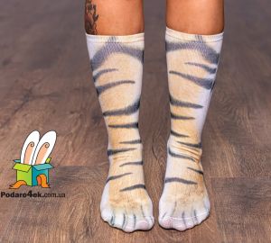 Дикие носки "Лапки тигрицы"