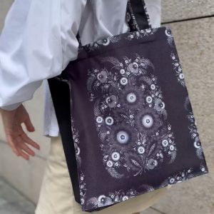 Сумка - шоппер с Петриковской росписью "Птахи", автор Романова Т.