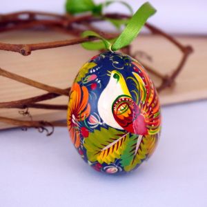 Пасхальное яйцо (писанка) с подвеской (09)