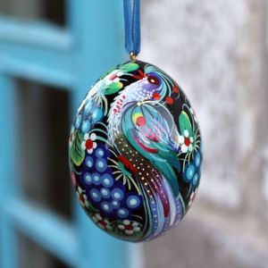Пасхальное яйцо (писанка) с подвеской (22)