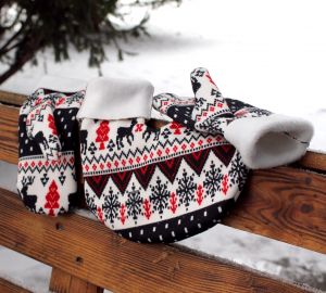 Рукавиці для закоханих з оленями (03)
