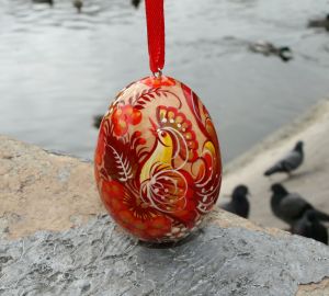 " Пасхальное яйцо" (писанка) подвеска (03)