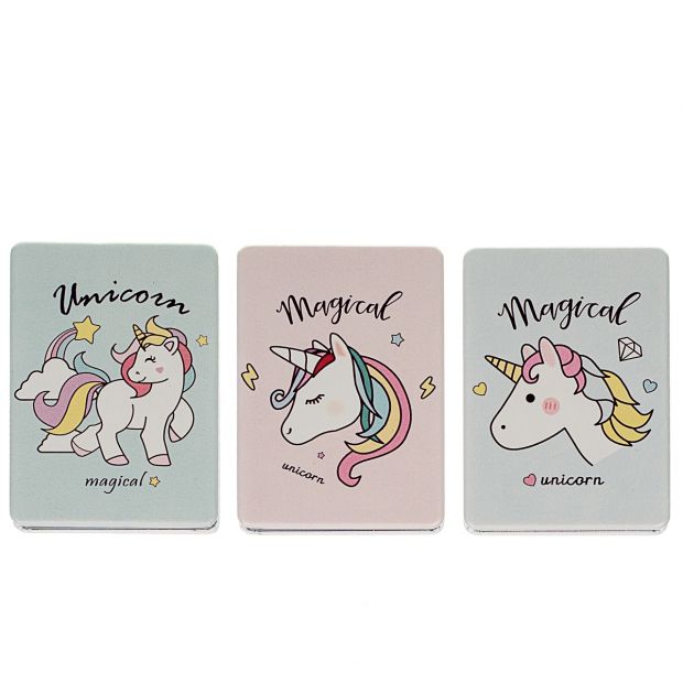 Зеркальце в сумочку дамское "Единорожек"