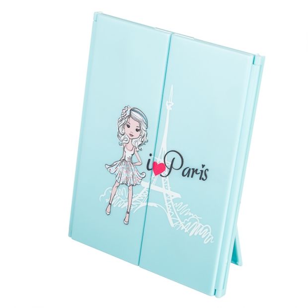 Дамское зеркало-книжка "Люблю Париж"